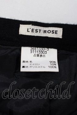 画像5: L'EST ROSE / プリーツ風スカート  黒 T-25-02-06-032-LO-SK-SA-ZT