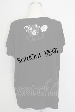 画像2: LISTEN FLAVOR / Cherish Tシャツ  ブラック T-25-02-09-025-PU-TS-SA-ZT