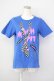 画像1: LISTEN FLAVOR / MOSHPIT Tシャツ  ブルー T-25-02-09-013-PU-TS-SA-ZT (1)