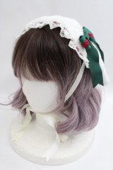 Angelic Pretty / ロップイヤーbunnyヘッドドレス/原宿店限定  白×グリーン Y-24-01-26-021-AP-AC-SZ-ZY