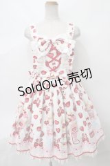 Angelic Pretty / Lyrical Bunny Parlorジャンパースカート  シロ Y-24-03-03-078-AP-OP-SZ-ZY