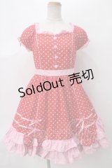 Angelic Pretty / Candy Popワンピース  アカ×ピンク Y-24-03-12-110-AP-OP-SZ-ZY