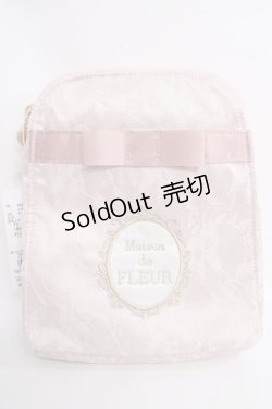 画像1: Maison de FLEUR / レースミニショルダーバッグ F ピンク Y-24-05-01-044-LO-BG-SZ-ZI