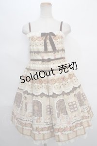 Angelic Pretty / Sweet Cream Houseハイウエストジャンパースカート  ベージュ Y-24-05-13-093-AP-OP-SZ-ZY