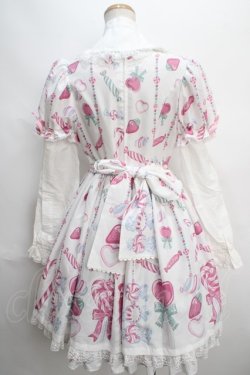 画像2: Angelic Pretty / Candy Ornamentワンピース  シロ Y-24-05-20-108-AP-OP-SZ-ZY