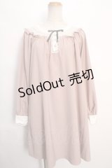 axes femme POETIQUE / チュールデザインフリルワンピース M ピンク Y-24-06-01-139-AX-OP-SZ-ZY