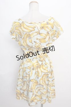 画像2: MILK / Banana BOYワンピース  サックスベース Y-24-06-08-164-ML-OP-SZ-ZI