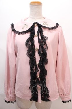 画像1: Swankiss / DB teddy collar B/L F ピンク Y-24-06-14-027-CA-BL-SZ-ZY