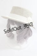 axes femme / HAT リボン付きレーシーカンカン帽   Y-24-06-22-047-AX-AC-AS-ZY