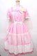 画像1: Angelic Pretty /Retro Cafeワンピース - ピンク Y-24-06-23-024-AP-OP-SZ-ZY (1)