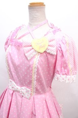 画像3: Angelic Pretty /Retro Cafeワンピース - ピンク Y-24-06-23-024-AP-OP-SZ-ZY