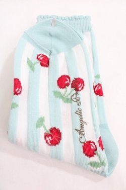 画像2: Angelic Pretty / Cherry Stampクルー丈ソックス  ミント Y-24-07-03-010-AP-ZA-SZ-ZY