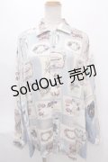 MILKBOY / サロン SHIRTS  アイスブルー Y-24-07-10-047-MB-BL-SZ-ZY