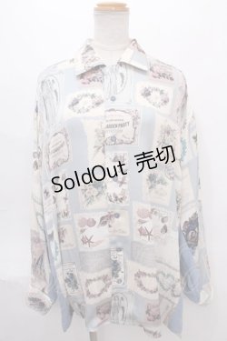 画像1: MILKBOY / サロン SHIRTS  アイスブルー Y-24-07-10-047-MB-BL-SZ-ZY