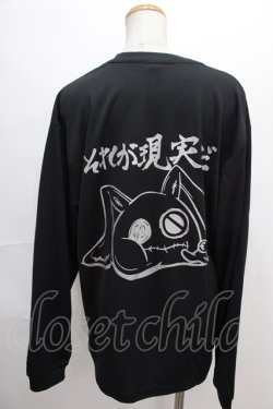 画像2: NieR Clothing / プリント長袖Tシャツ XL 黒 Y-24-07-15-134-PU-TS-SZ-ZY