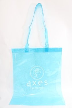 画像1: axes femme / クリアトートバッグ  サックス Y-24-08-04-034-AX-BG-SZ-ZY