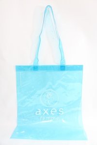 axes femme / クリアトートバッグ  サックス Y-24-08-04-035-AX-BG-SZ-ZY