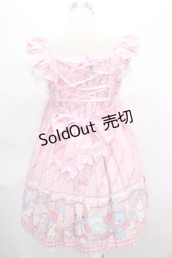 画像2: Angelic Pretty / MELODY TOYSハイウエストジャンパースカート（2020）  ピンク Y-24-08-10-118-AP-OP-SZ-ZY