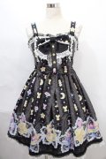 Angelic Pretty / Dreamy Night Cakesジャンパースカート  クロ Y-24-08-10-121-AP-OP-SZ-ZY