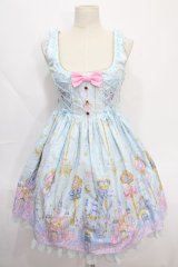 Angelic Pretty / Magic Princessラウンドジャンパースカート - サックス Y-24-08-22-045-AP-OP-SZ-ZY