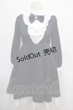 画像1: Amavel / Gothic dollフィッシュテールワンピース F ネイビー Y-24-08-22-087-CA-OP-SZ-ZY