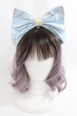 画像1: Angelic Pretty / Magical Etoileリボンカチューシャ  サックス Y-24-08-22-012-AP-AC-SZ-ZY