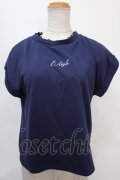 axes femme / 接触冷感ラメ刺繍Ｔシャツ F コン Y-24-08-28-029-AX-TS-SZ-ZT368