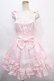 画像1: Angelic Pretty / リボンシャーリングジャンパースカート  ピンク Y-24-09-12-085-AP-OP-SZ-ZY (1)