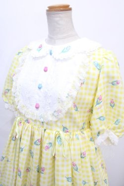 画像3: Angelic Pretty / Tulip Bouquetワンピース  イエロー Y-24-09-12-092-AP-OP-SZ-ZY