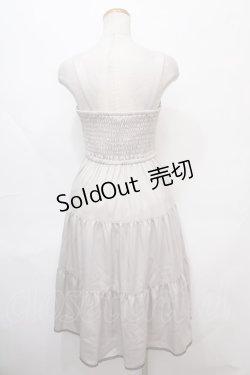 画像2: axes femme POETIQUE / スカラップ刺繍キャミワンピース M ベージュ Y-24-09-12-117-AX-OP-SZ-ZY