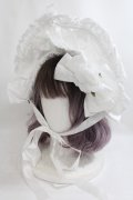 metamorphose / Eternal Queenハーフボンネット  白 Y-24-09-12-021-ME-AC-SZ-ZY