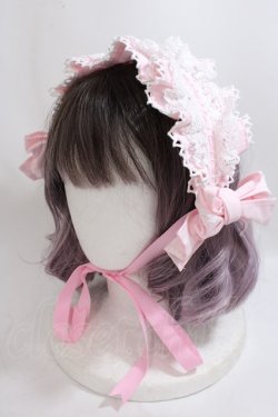 画像1: Angelic Pretty / Sweetフリルヘッドドレス  ピンク Y-24-09-12-023-AP-AC-SZ-ZY