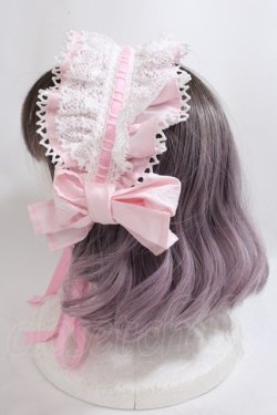 画像2: Angelic Pretty / Sweetフリルヘッドドレス  ピンク Y-24-09-12-023-AP-AC-SZ-ZY