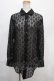 画像1: CIVARIZE / VOLUPTUOUS LACE DESIGN SHIRT 44 ブラック Y-24-09-15-059-GO-BL-SZ-ZY (1)