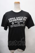 ALGONQUINS / プリントTシャツ  黒 Y-24-09-21-045-AL-TO-SZ-ZT340