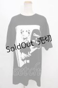 NieR Clothing / 擬人化ぐれまるBLACK CUTSEW XL 黒 Y-24-09-25-100-PU-TS-SZ-ZY