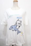 NieR Clothing / プリントTシャツ F 白 Y-24-10-01-074-PU-TO-SZ-ZY