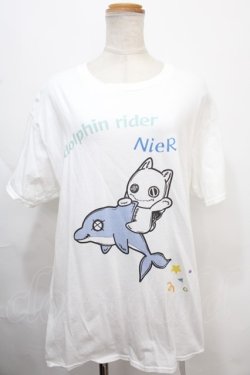 画像1: NieR Clothing / プリントTシャツ F 白 Y-24-10-01-074-PU-TO-SZ-ZY