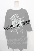 NieR Clothing / プリントTシャツ XXL 黒 Y-24-10-01-077-PU-TO-SZ-ZY