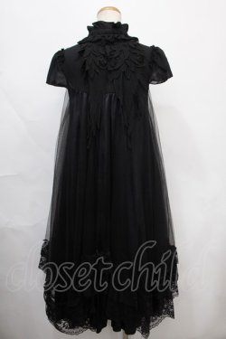 画像2: MRcorset / EMBROIDERY ANGEL WING DRESS  ブラック Y-24-10-01-083-LO-OP-SZ-ZY