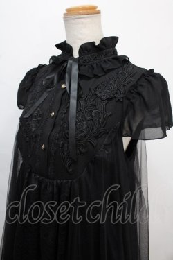 画像3: MRcorset / EMBROIDERY ANGEL WING DRESS  ブラック Y-24-10-01-083-LO-OP-SZ-ZY