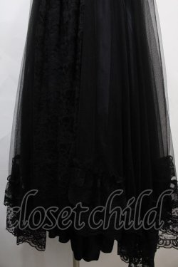 画像4: MRcorset / EMBROIDERY ANGEL WING DRESS  ブラック Y-24-10-01-083-LO-OP-SZ-ZY