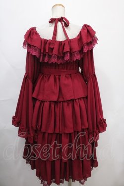 画像2: Vallee lys / Coquelicot dress (ミディアム)  ワイン Y-24-10-01-084-GO-OP-SZ-ZY