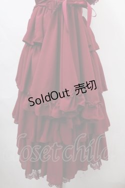 画像4: Vallee lys / Coquelicot dress (ミディアム)  ワイン Y-24-10-01-084-GO-OP-SZ-ZY