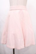 MILK / Tulle inスカート  ピンクグレンチェック Y-24-10-01-131-ML-SK-SZ-ZY