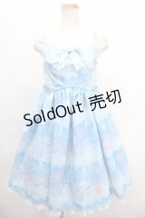 Angelic Pretty / Melty Skyジャンパースカート  サックス Y-24-10-05-072-AP-OP-SZ-ZY