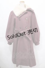 axes femme POETIQUE / アシメナポレオンロングコート M パープル Y-24-10-05-116-AX-CO-SZ-ZY