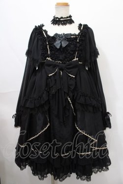 画像1: Angelic Pretty / Airy StellaワンピースSet  黒 Y-24-10-08-105-AP-OP-SZ-ZY