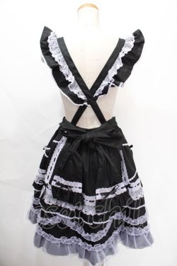 画像2: Angelic Pretty / Heart胸あて付スカート(無地)  ブラック×ラベンダー Y-24-10-13-127-AP-SK-SZ-ZY