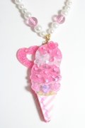 Angelic Pretty / Decoration Ice Creamネックレス  ピンク Y-24-10-25-006-AP-AC-SZ-ZY